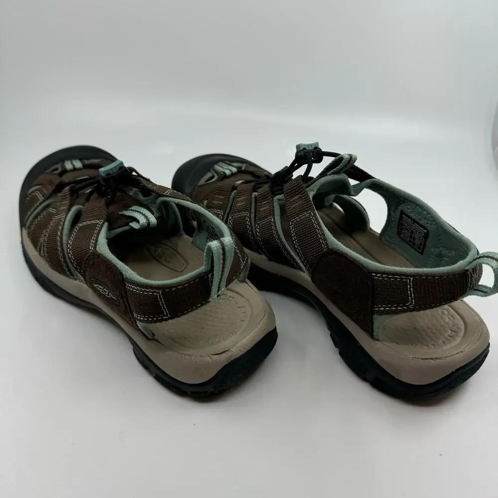 KEEN Women's Newport H2 closed toe hiking sandals in brown womens 10